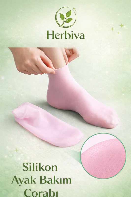herbiva™ Jel Ayak Bakım Çorabı