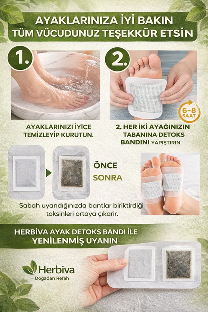 herbiva™ Ayak Detoks Bandı